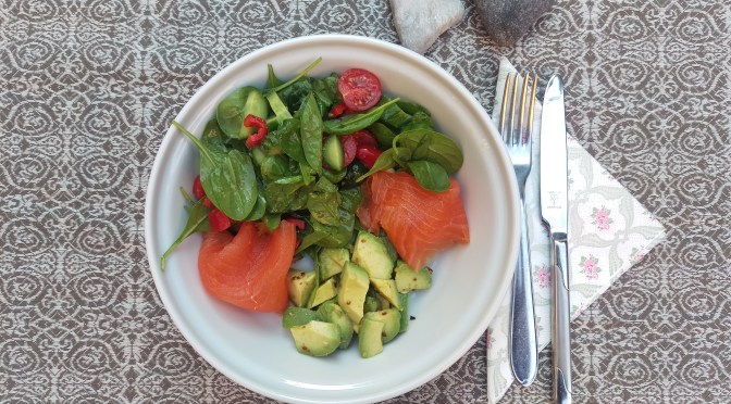 Traumtrio – Avocado,  Lachs & Spinat
